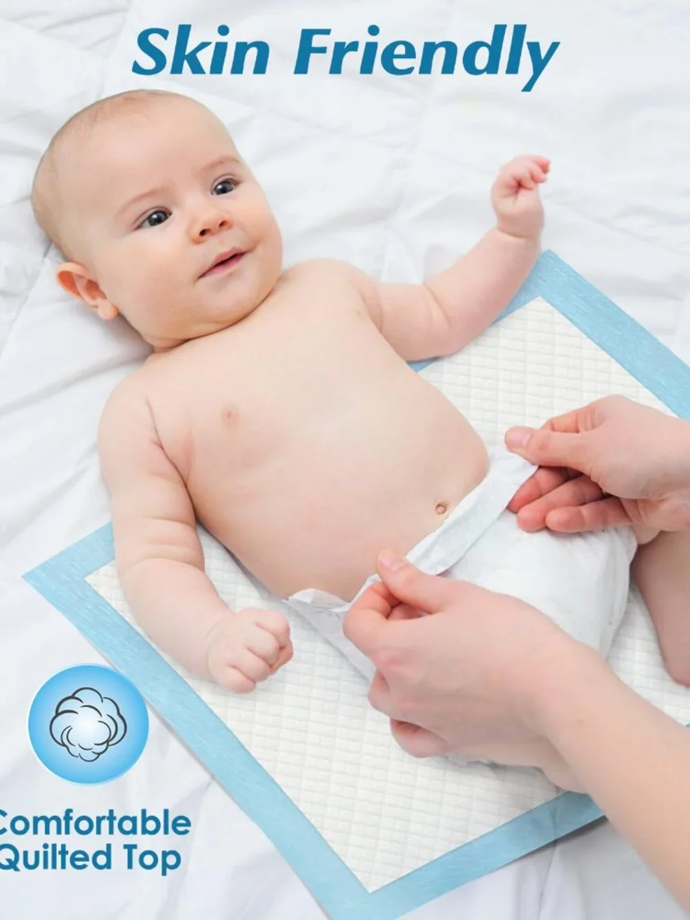 Wowflash Super Absorbency Disposable Diaper Pads for Baby, Puppy and Adults, Dis